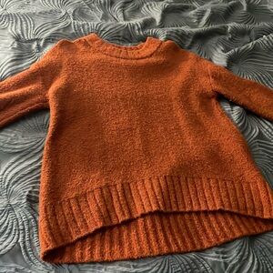 Orange sweater (perfect for leggings)